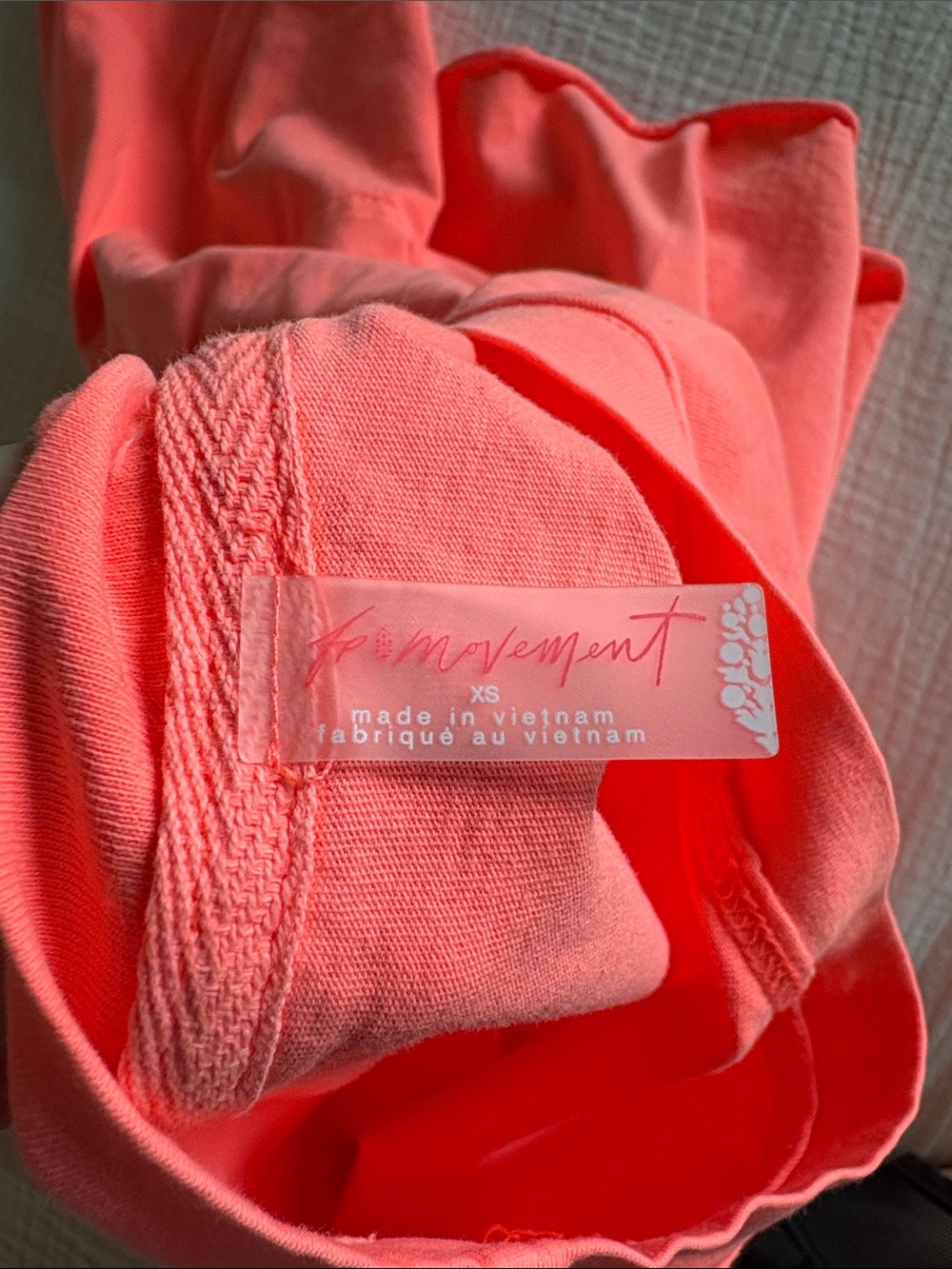 Free People Movement Coral Cropped Inspire Layer in XS - Picture 2 of 7